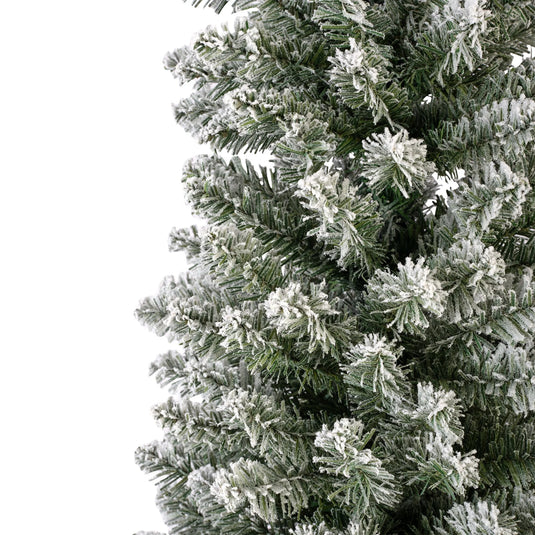 Snowy Pencil Pine Christmas Tree | 2.1m/7ft | 141462