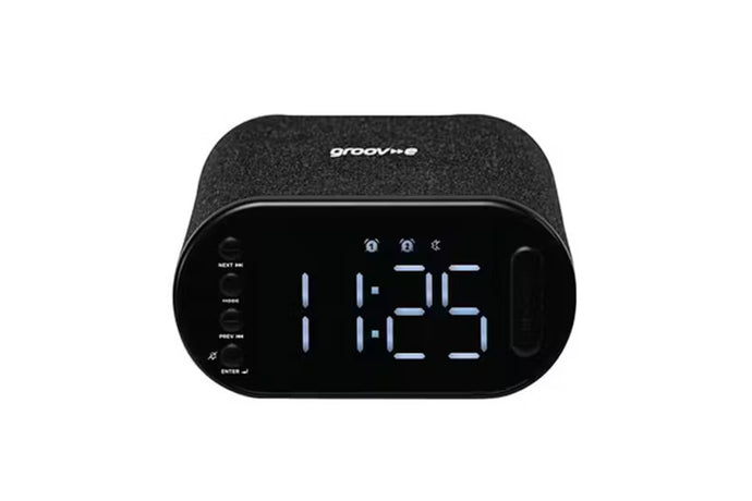 Groov-E Atlas II Alarm Clock Radio 15W Wireless Charging Bluetooth | 299503