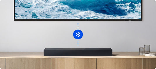 Samsung B400F B-Series | 2.0ch Soundbar | Built-In Woofer | Black | HW-B400F/XU (2025)