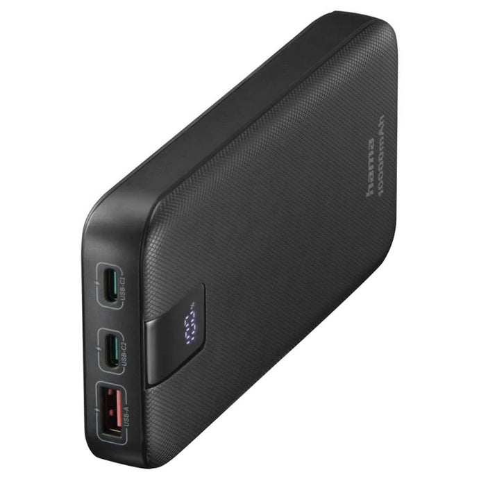 Hama 20000mAh Quick Charge 3.0 Power Bank | Anthracite Black | 514813