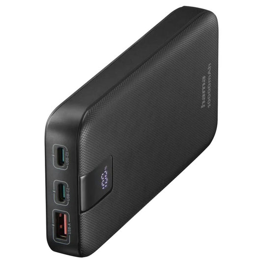 Hama 20000mAh Quick Charge 3.0 Power Bank | Anthracite Black | 514813