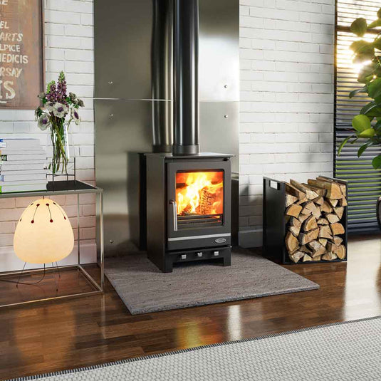 Henley Hampshire 5KW Eco | Multi Fuel | Matt Black | ST211