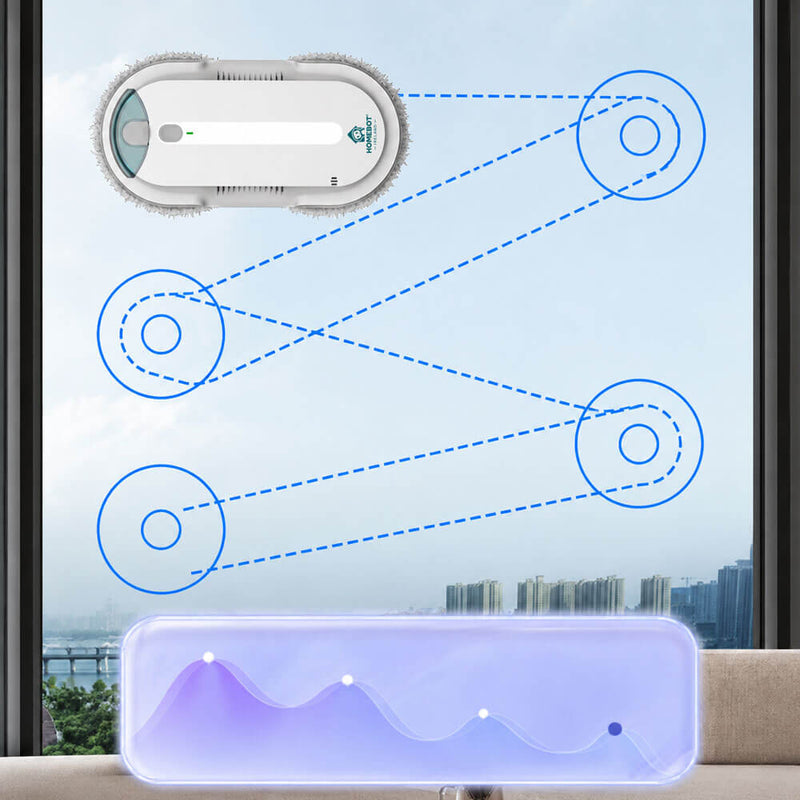 Load image into Gallery viewer, HomeBot Glaze Robot Window Cleaner | HB-RWC-RND-IE
