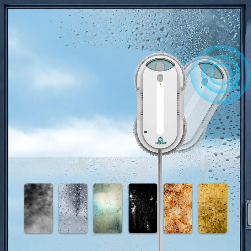 Load image into Gallery viewer, HomeBot Glaze Robot Window Cleaner | HB-RWC-RND-IE
