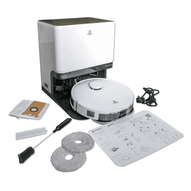 Завантажте зображення в засіб перегляду галереї, HomeBot Glider 6 in 1 Robot Vacuum and Mop
