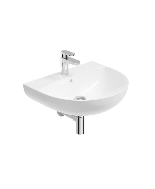 Sonas Horizon Round 55Cm 1 Tap Hole Wash Basin & Bottle Trap | Chrome | USW0345