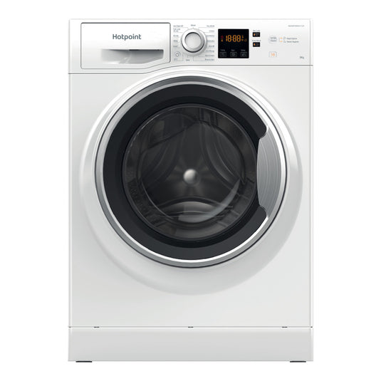 Hotpoint Washing Machine | 8KG | 1400 Spin | White | NSWE 846 WS UK