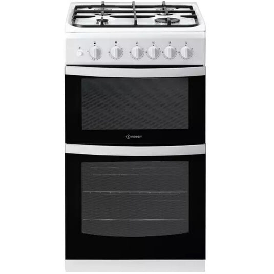 Indesit Gas Cooker | 50CM | White | ID5G00KMW/UK