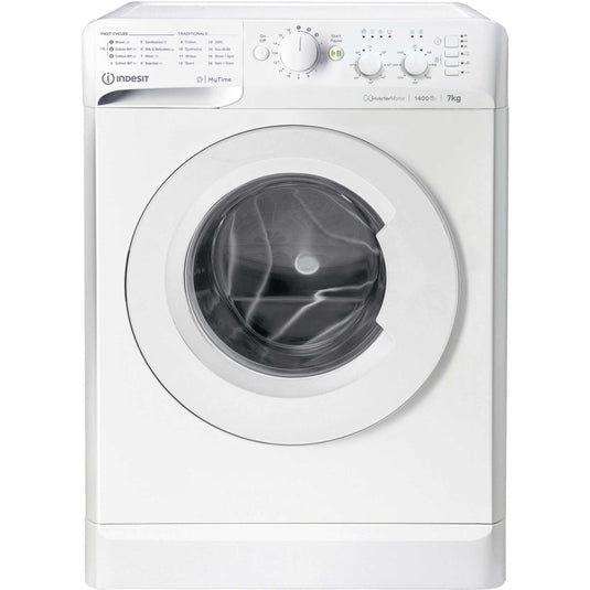Indesit MyTime Washing Machine | 7KG | 1400 Spin | White | MTWC 71485 W UK