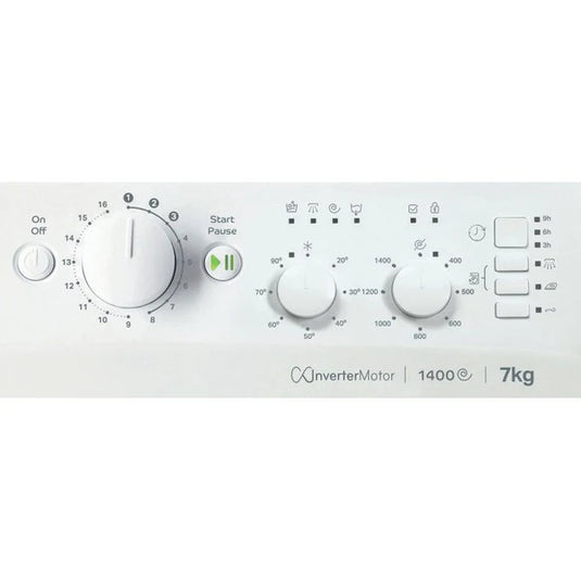 Indesit MyTime Washing Machine | 7KG | 1400 Spin | White | MTWC71485WUK
