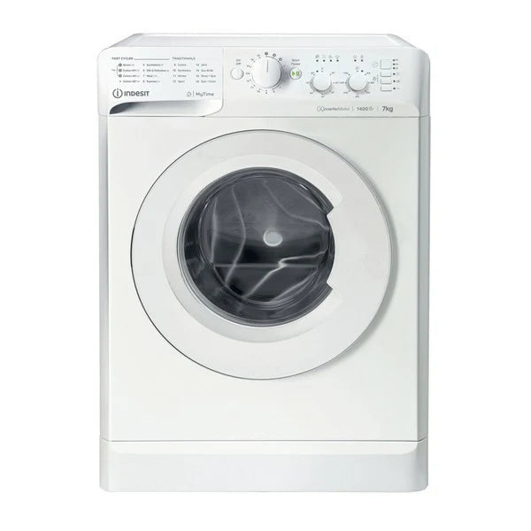 Indesit MyTime Washing Machine | 7KG | 1400 Spin | White | MTWC71485WUK