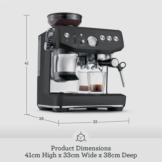 Sage The Barista Express Impress Coffee Maker | Black Stainless Steel | SES876BST4GUK1
