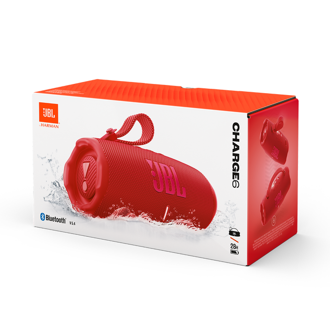 Załaduj obraz do przeglądarki galerii, JBL Charge 6 Portable Bluetooth Speaker | Red | JBLCHARGE6RED
