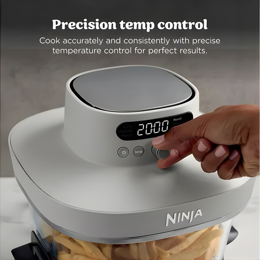 NINJA CRISPi Pro 7-in-1 Glass Air Fryer | Bone | AS101UKLG