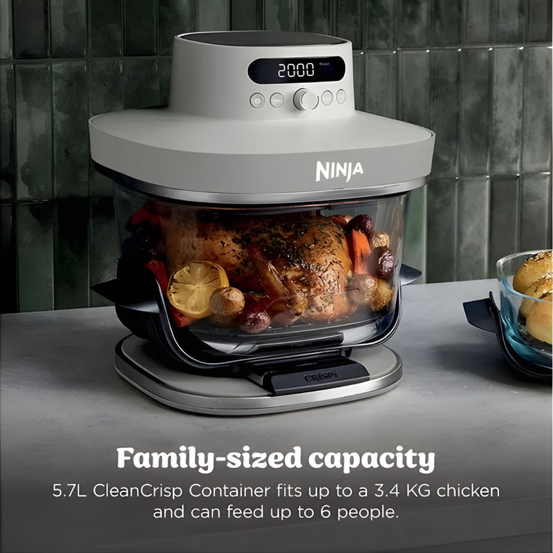 Load image into Gallery viewer, NINJA CRISPi Pro 7-in-1 Glass Air Fryer | Bone | AS101UKLG
