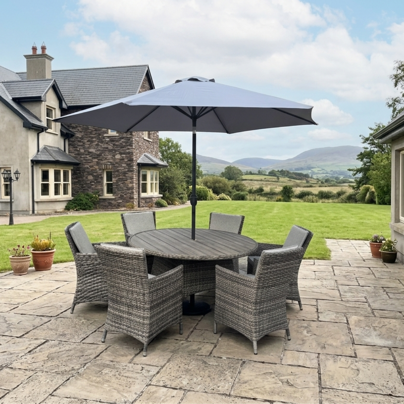 Load image into Gallery viewer, Parma Premium 6-Seater Round Dining Set | 301656
