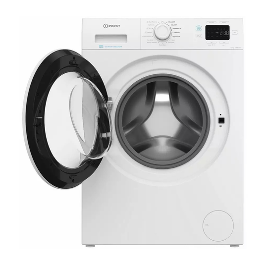 Indesit Washing Machine 11KG | 1400 RPM | WHITE | IP1146PUSH&GOUK