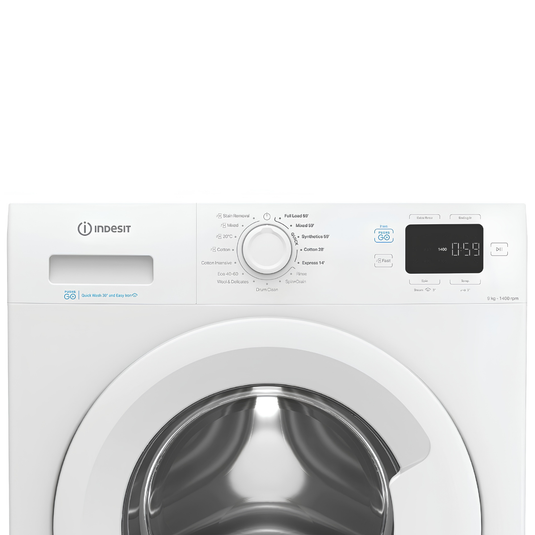 Indesit Washing Machine 9Kg | 1400 Rpm | White | IP 946 PUSH&GO UK