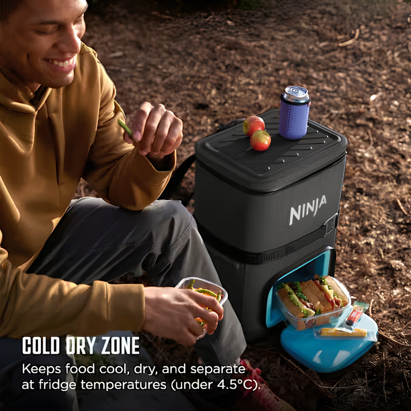 Load image into Gallery viewer, Ninja FrostVault Go 17L Backpack Soft Cooler | Charcoal Grey | FF124EUUKCG
