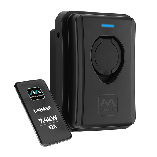 Luceco Masterplug Ev Mode 3 Charger 7.4Kw - Socket + Wifi/Eth | EVCM3SS7B-MP