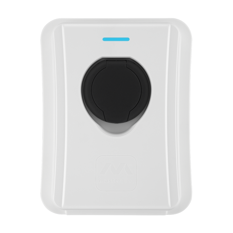 Załaduj obraz do przeglądarki galerii, Luceco Masterplug Ev Mode 3 Charger 7.4Kw - Socket + Wifi/Eth White | EVCM3SS7W-MP
