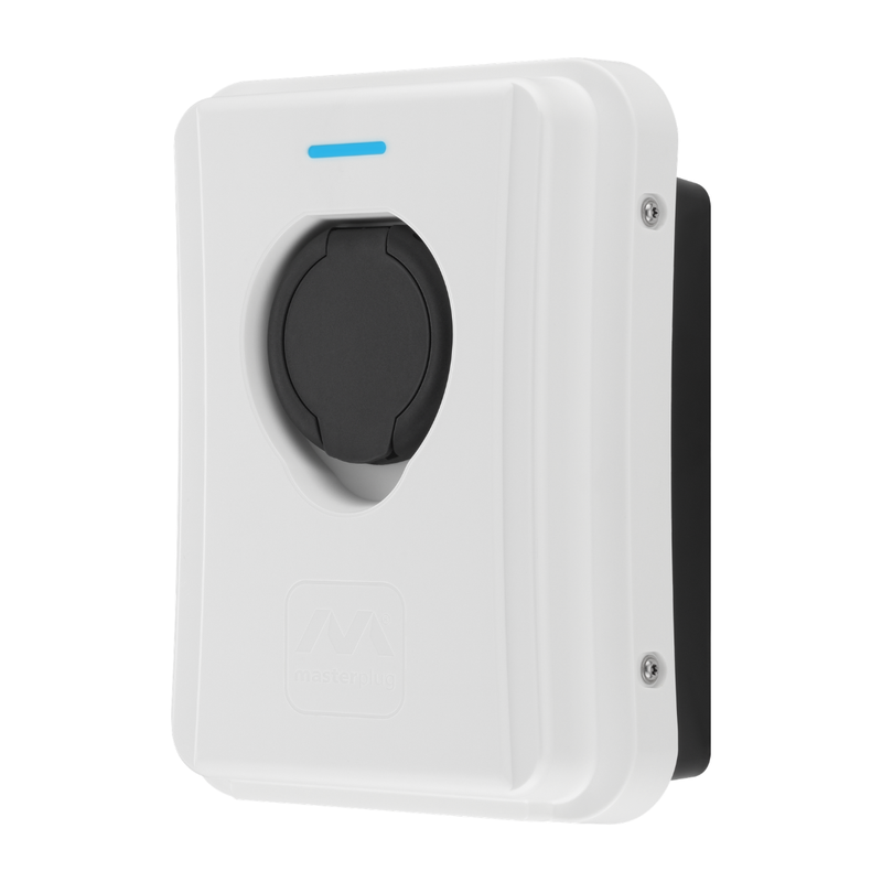 Załaduj obraz do przeglądarki galerii, Luceco Masterplug Ev Mode 3 Charger 7.4Kw - Socket + Wifi/Eth White | EVCM3SS7W-MP
