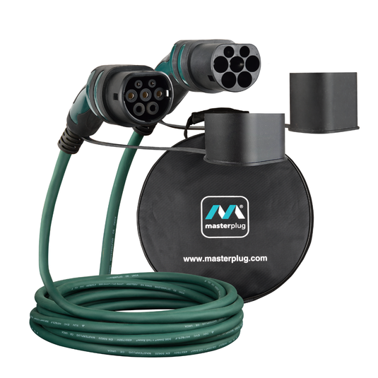 Luceco Mode 3 Ev Charging Cable 8M Type 2 To Type 2 With Carry Case | 22KW | EVC22328TL/CASE-MP