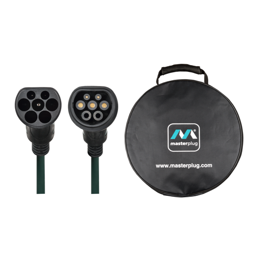 Luceco Mode 3 Ev Charging Cable 10M Type 2 To Type 2 With Carry Case | 22KW | EVC223210TL/CASE-MP