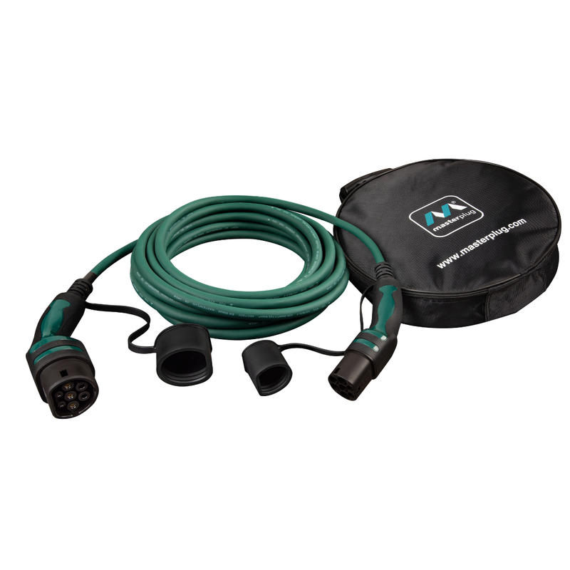 Załaduj obraz do przeglądarki galerii, Luceco Mode 3 Ev Charging Cable 10M Type 2 To Type 2 With Carry Case | 7.4kW | EVC223210SL/CASE-MP
