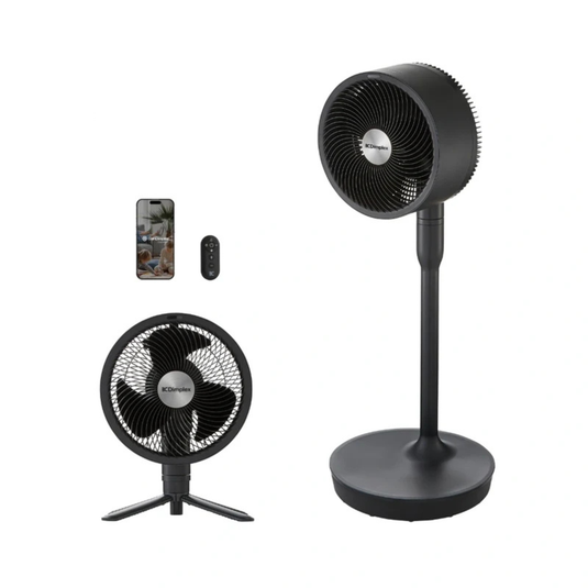 Dimplex 2 In 1 Cordless DC Air Circulator 6 Speed Remote Control Voice Active | DXRCF001