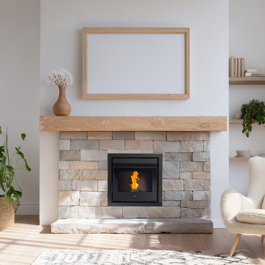 Elcofire Cooper 8s Insert Pellet Stove | 8KW | 22" | EFCOP8S