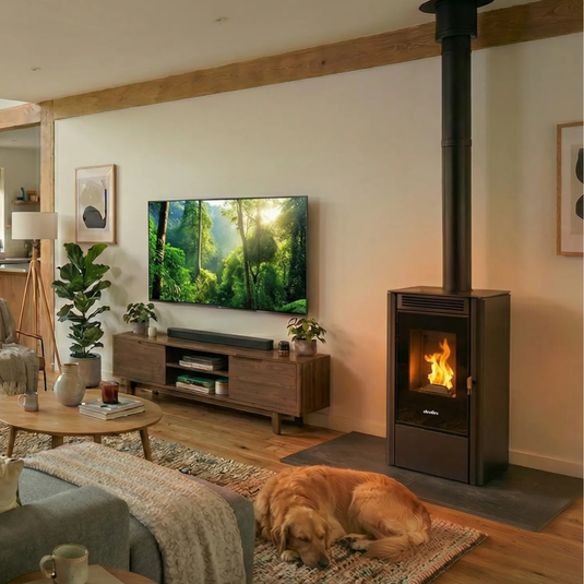 Elcofire Kiva Freestanding Pellet Stove | 9 Kw | EFKIP