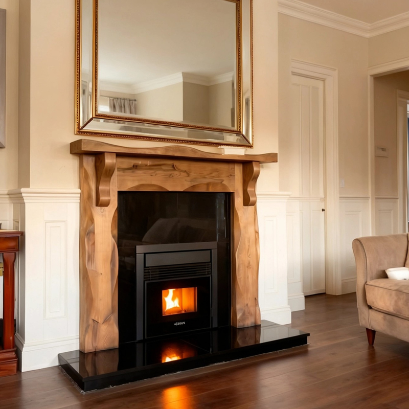 Load image into Gallery viewer, Elcofire Lima 7.5KW Insert Wood Pellet | Glass | EFLIP

