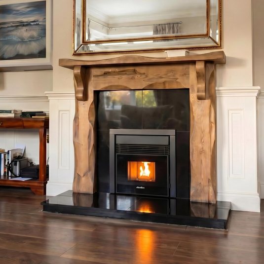 Elcofire Lima 7.5KW Insert Wood Pellet | Glass | EFLIP