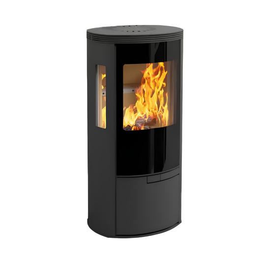 Henley Elipse G5 7.3KW Eco Wood Burning Stove | Matt Black | ST460
