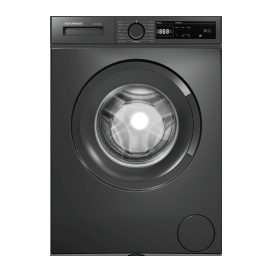 NordMende 8kg Washing Machine | Dark Inox | 1200 Spin | A Rated | WMA1280DIX