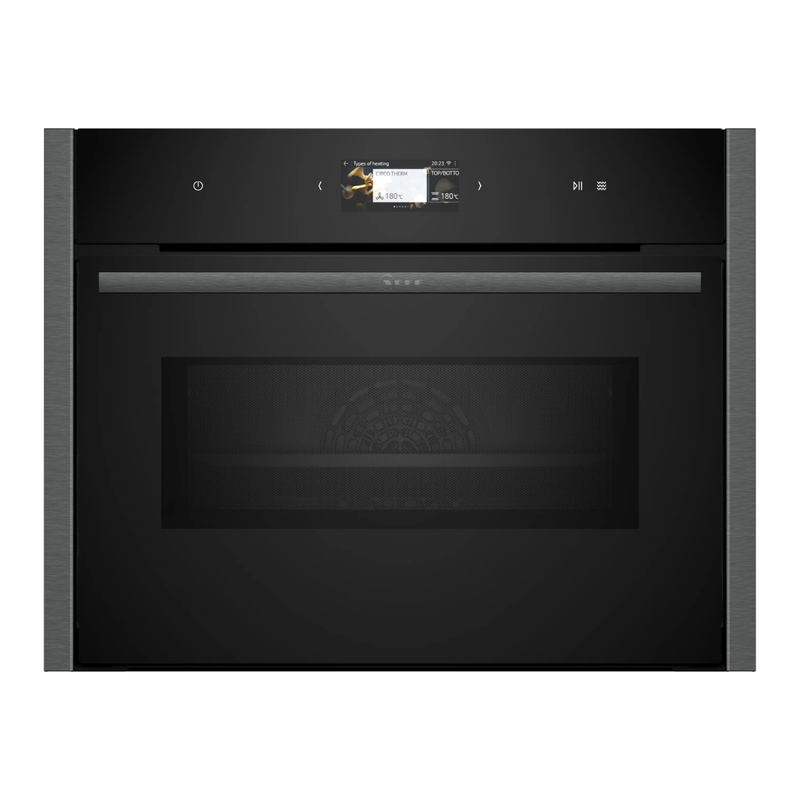 Load image into Gallery viewer, Neff N90 Built-In Compact Oven With Microwave Function | 60 x 45cm | Graphite Grey | C24MS71G0B

