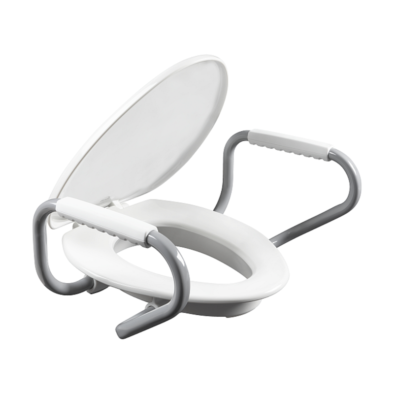 Load image into Gallery viewer, Bemis Pure Care 750 Plus Assistance Toilet Seat with Built-In Support Arms | CC06
