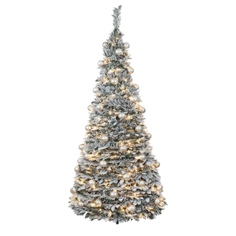 Завантажте зображення в засіб перегляду галереї, Holly Flock Pop-Up  Christmas Tree | 1.8m/6ft | 301309
