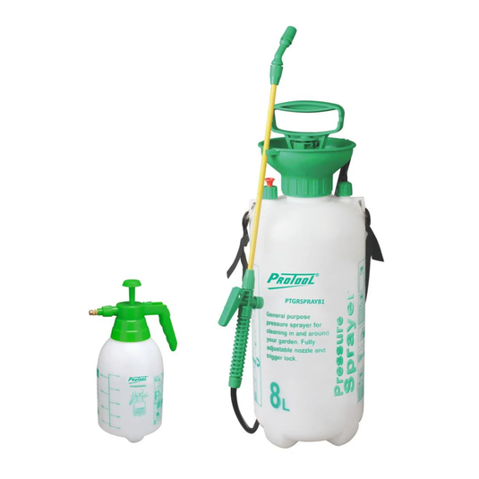 Protool 8L Sprayer + Bonus 1L Sprayer PTGRSPRAY81
