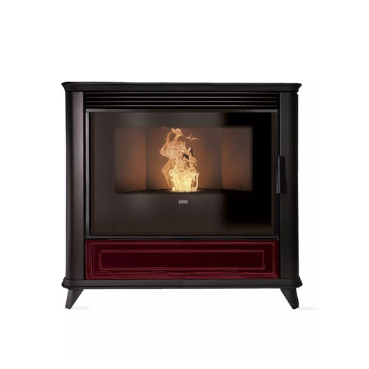 Klover Lady Air Wood Pellet Stove | 10.7KW | Bordeaux | KLLDABO