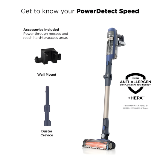 SHARK PowerDetect Speed Cordless Vacuum | Ultramarine | IA1241UK