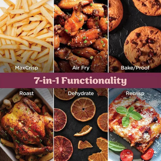 NINJA CRISPi Pro 7-in-1 Glass Air Fryer | Bone | AS101UKLG