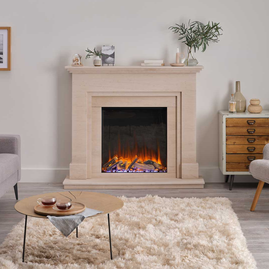 Henley Forest 650 Electric Fire | Deluxe Log Set | FCB0050