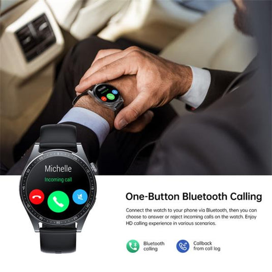 Joyroom Jr-Fc2 Classic Series Ip68 Waterproof Smart Watch | Black | HL-SWFC2B