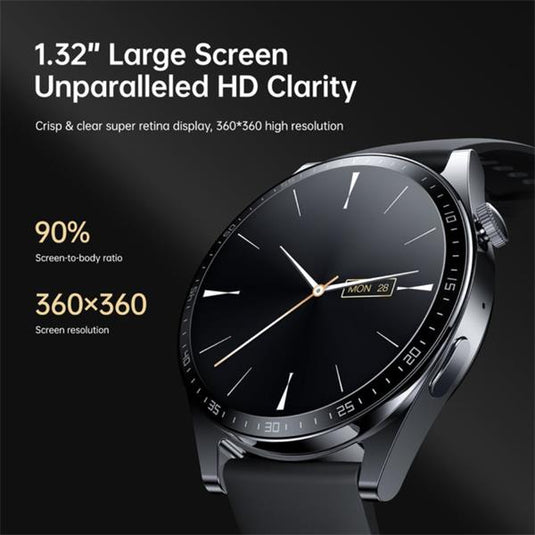 Joyroom Jr-Fc2 Classic Series Ip68 Waterproof Smart Watch | Black | HL-SWFC2B