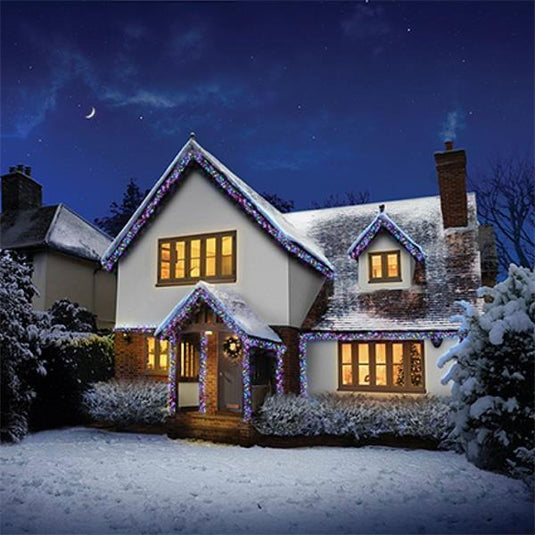 2000 M-A LED Clear Cable Cluster with Timer Multi Colour | LV162177MC