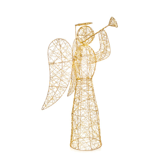 Premier 1m Lit Golden Elegance Twist Angel with 700 Warm White LED | LV261466