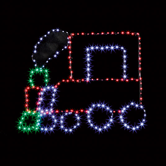 Premier Twinkling FlexiBrights Train with 322 Multi Colour LED | 91 x 73.5cm | LV262376