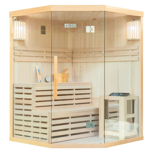 Tribe Saunas Lisbon 3 Corner Traditional Sauna